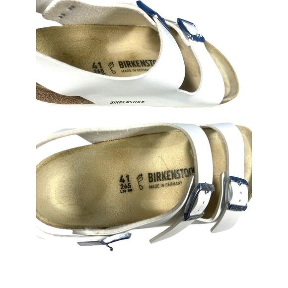 Birkenstock Back Strap ''Milano'' Leather White W's 41 /10 MSRP$117 - Picture 17 of 17
